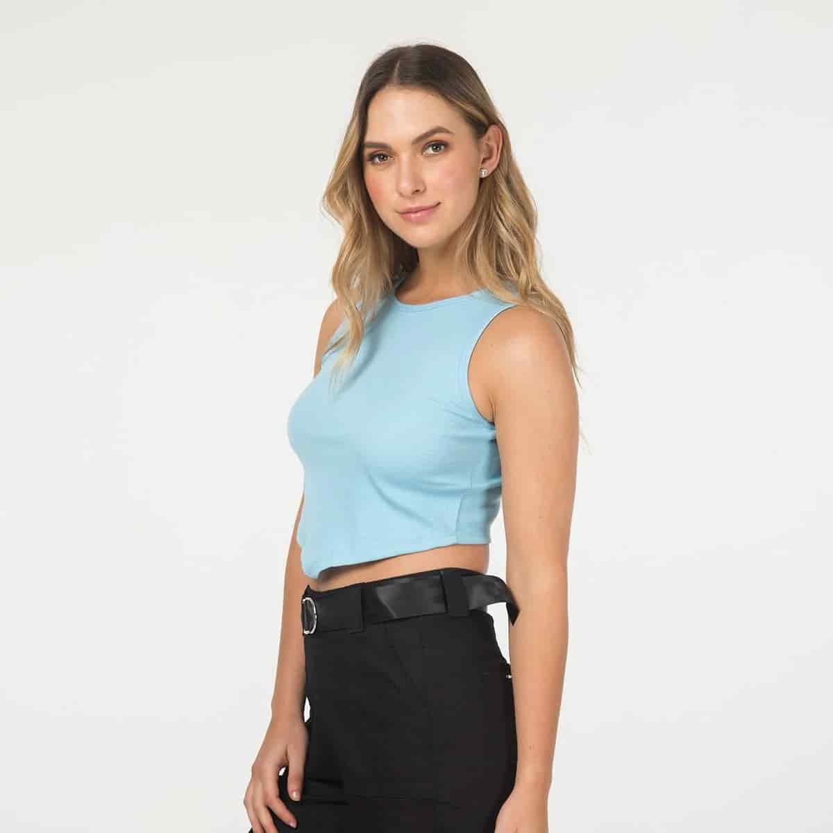 Blusa Crop Top Basica Melina - miniatura 11