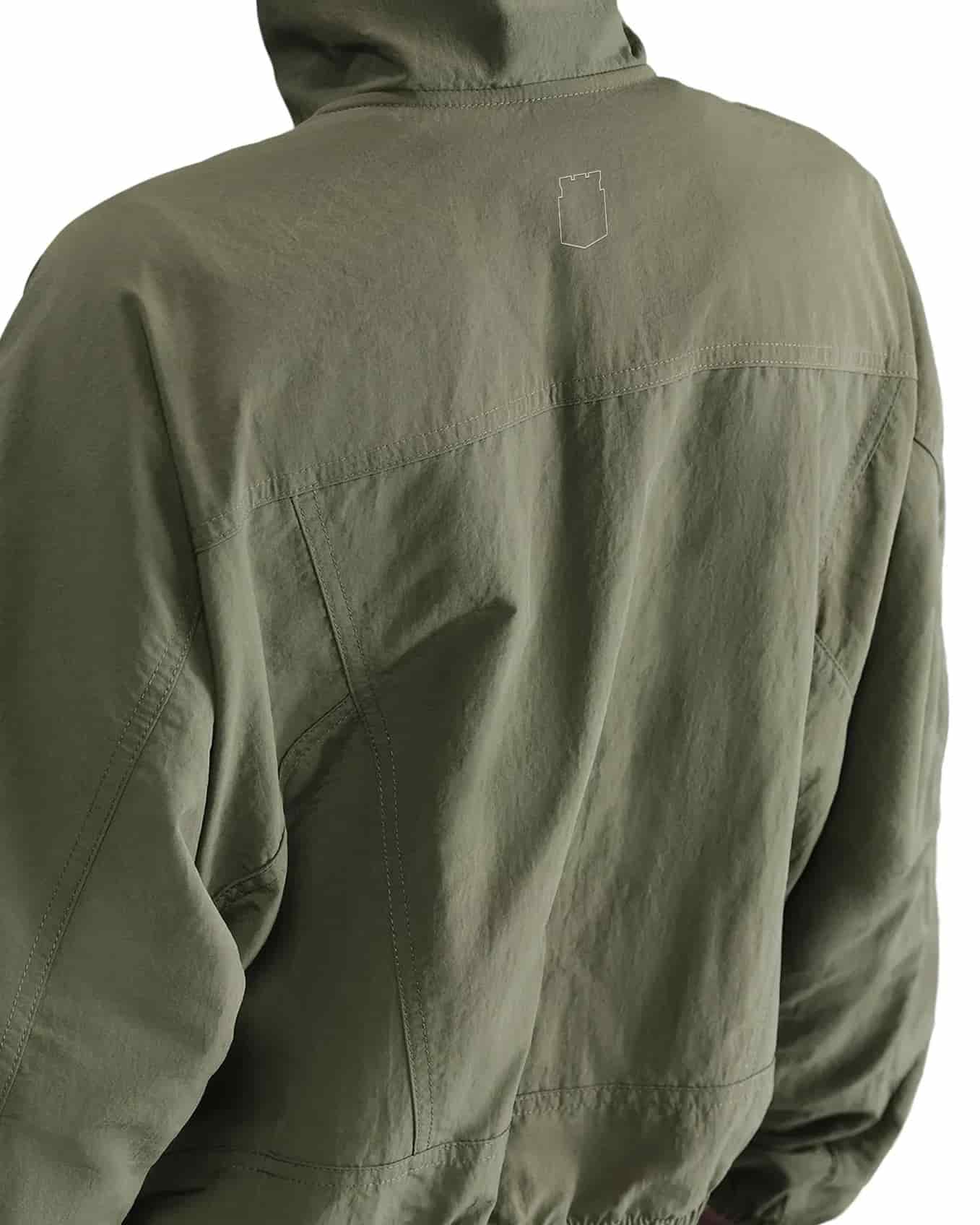 CHAQUETA CROP VERDE MUJER NIKE - miniatura 2