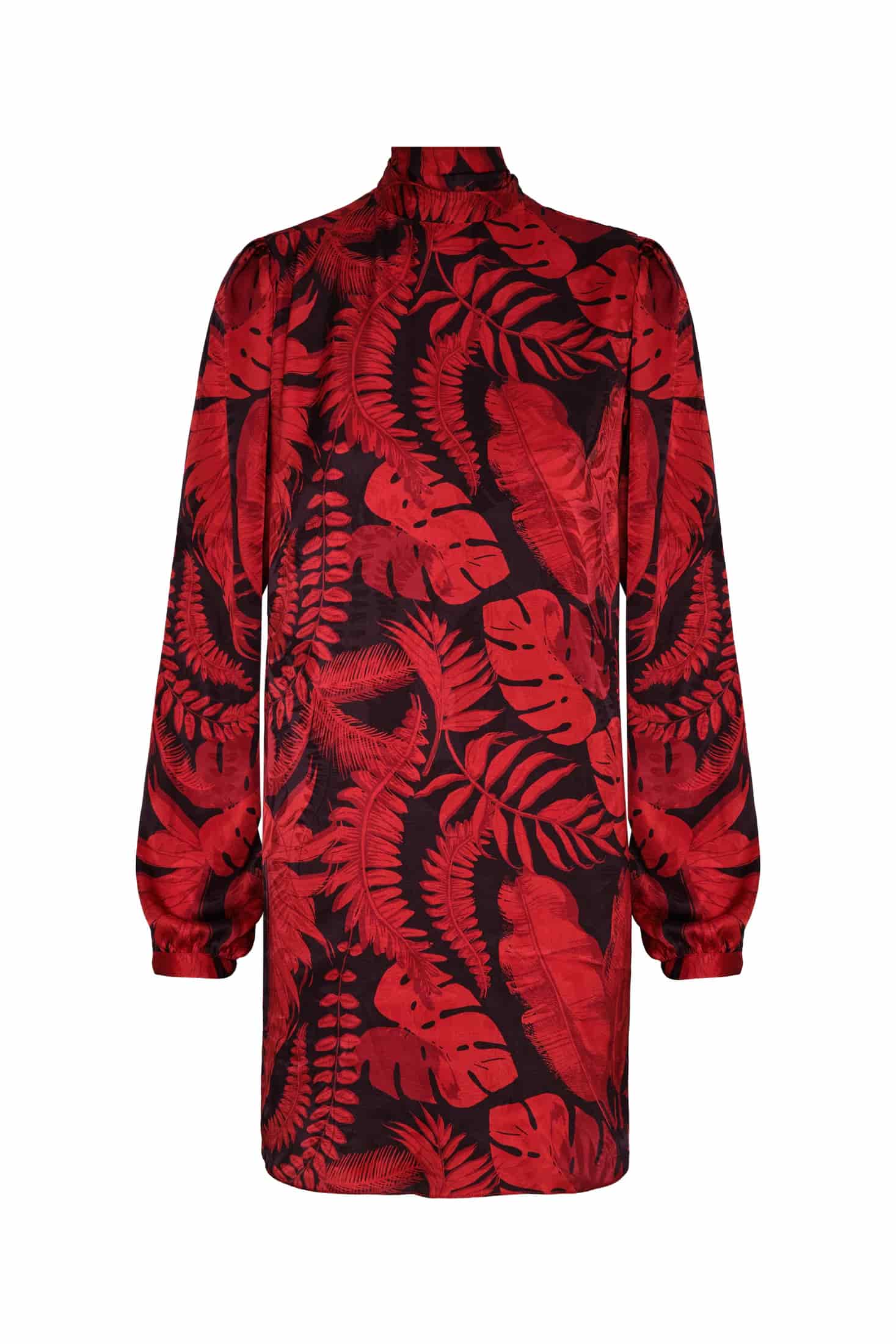 El Real Jacquard Mini Dress / Cherry Rainforest - miniatura 2