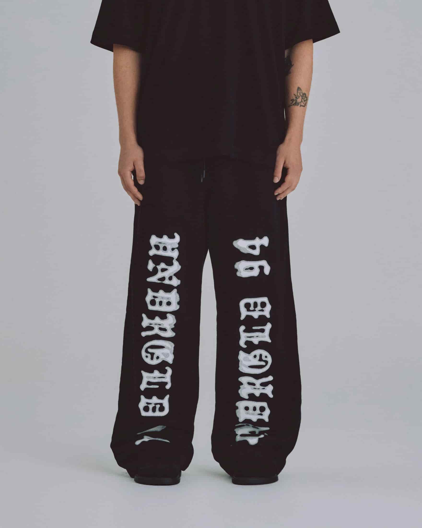 94' UNDRGLD Straight Pants Black - miniatura 2