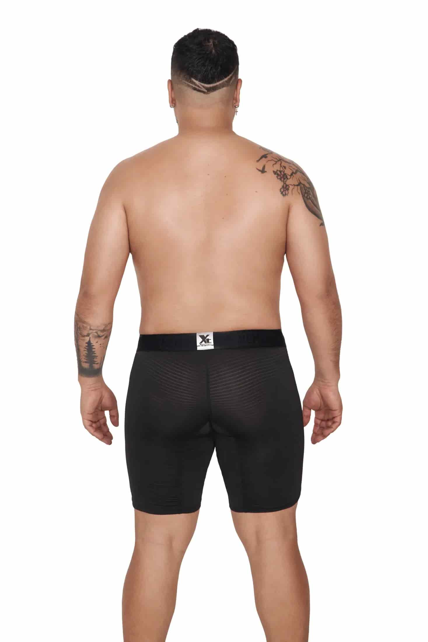 BOXER MICROFIBRA JACQUARD EXTRAGRANDE NEGRO - miniatura 2
