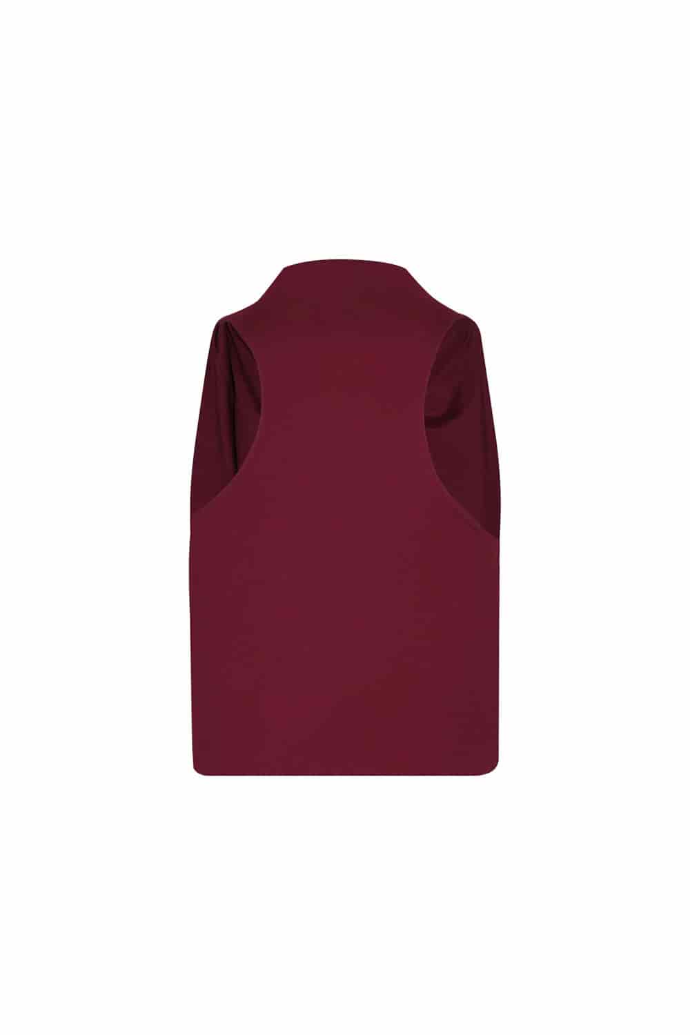 Blusa duna vinotinto - miniatura 3