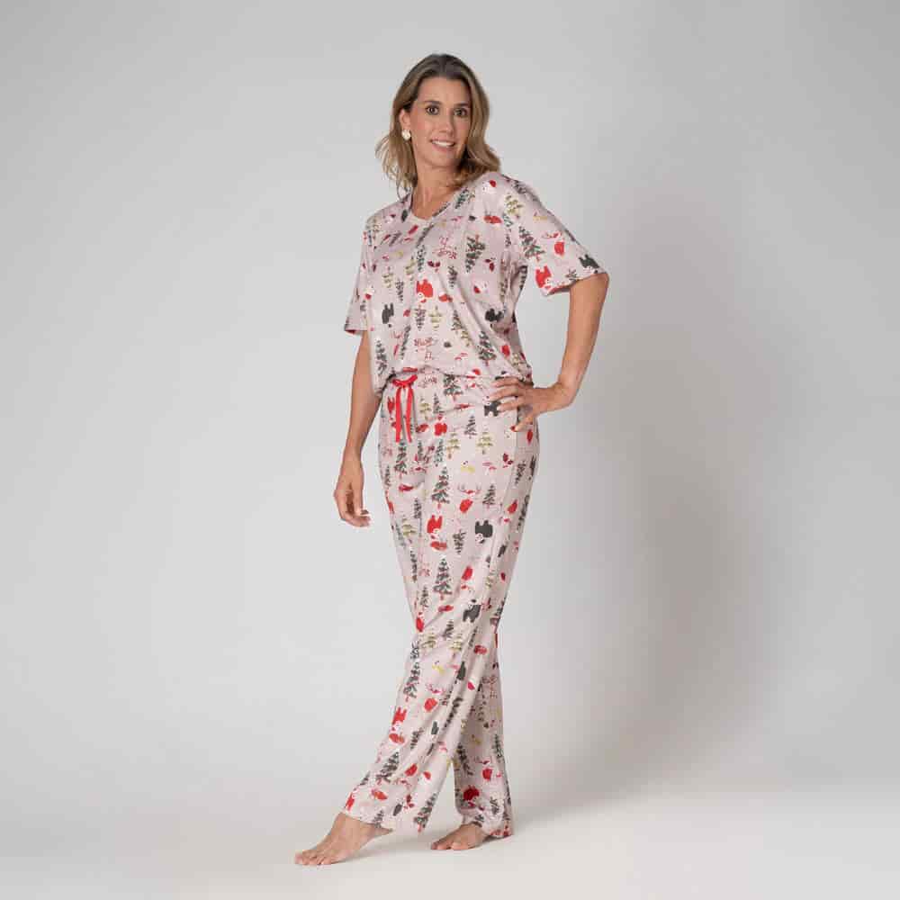 Conjunto Pijama Pantalón Navidad - miniatura 1