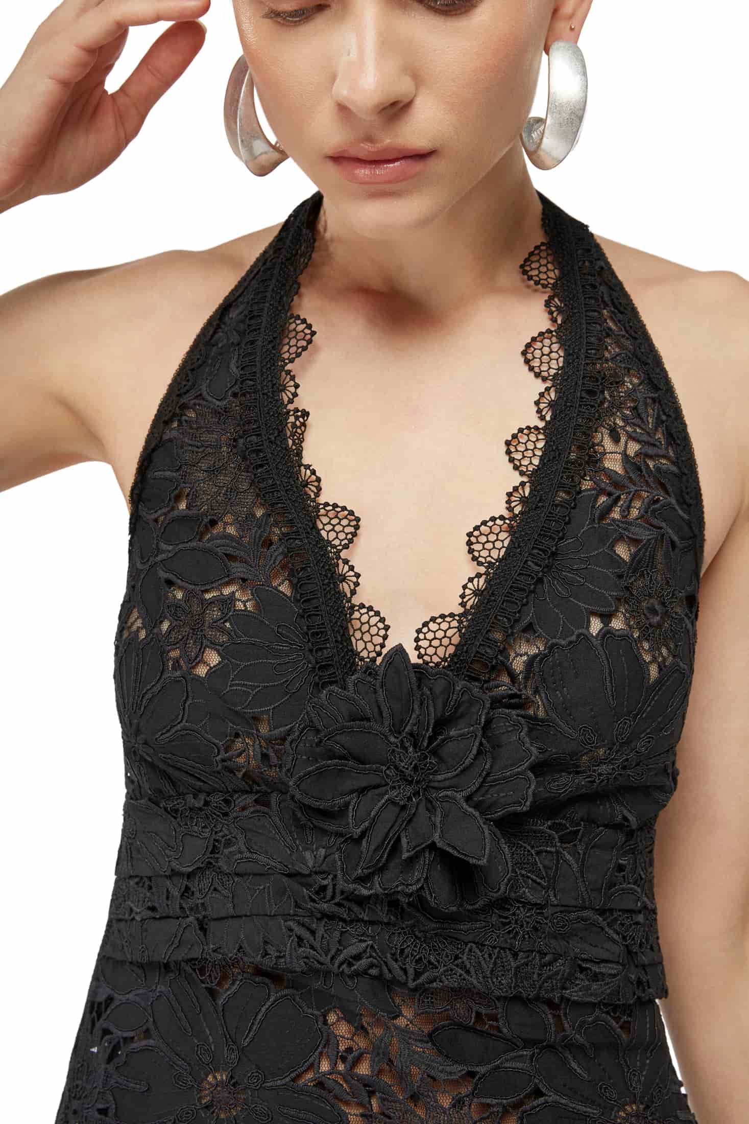 CALYPSO MINI DRESS BLACK - miniatura 3