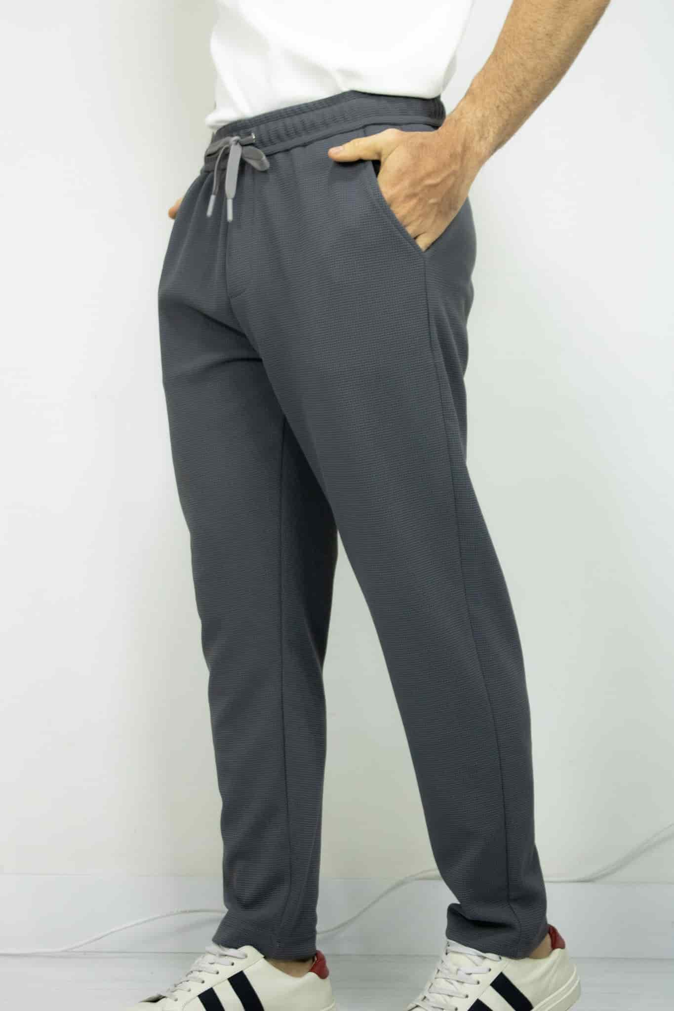JOGGER TEXTURIZADO GRIS CLARO PARA HOMBRE - miniatura 2
