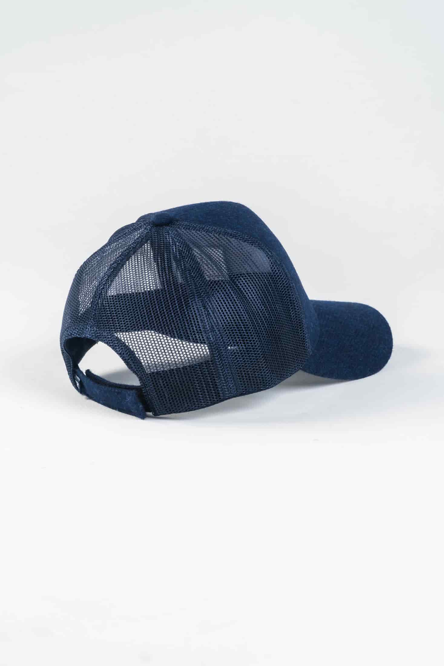 Gorra Malla Lana Azul Oscuro - miniatura 3