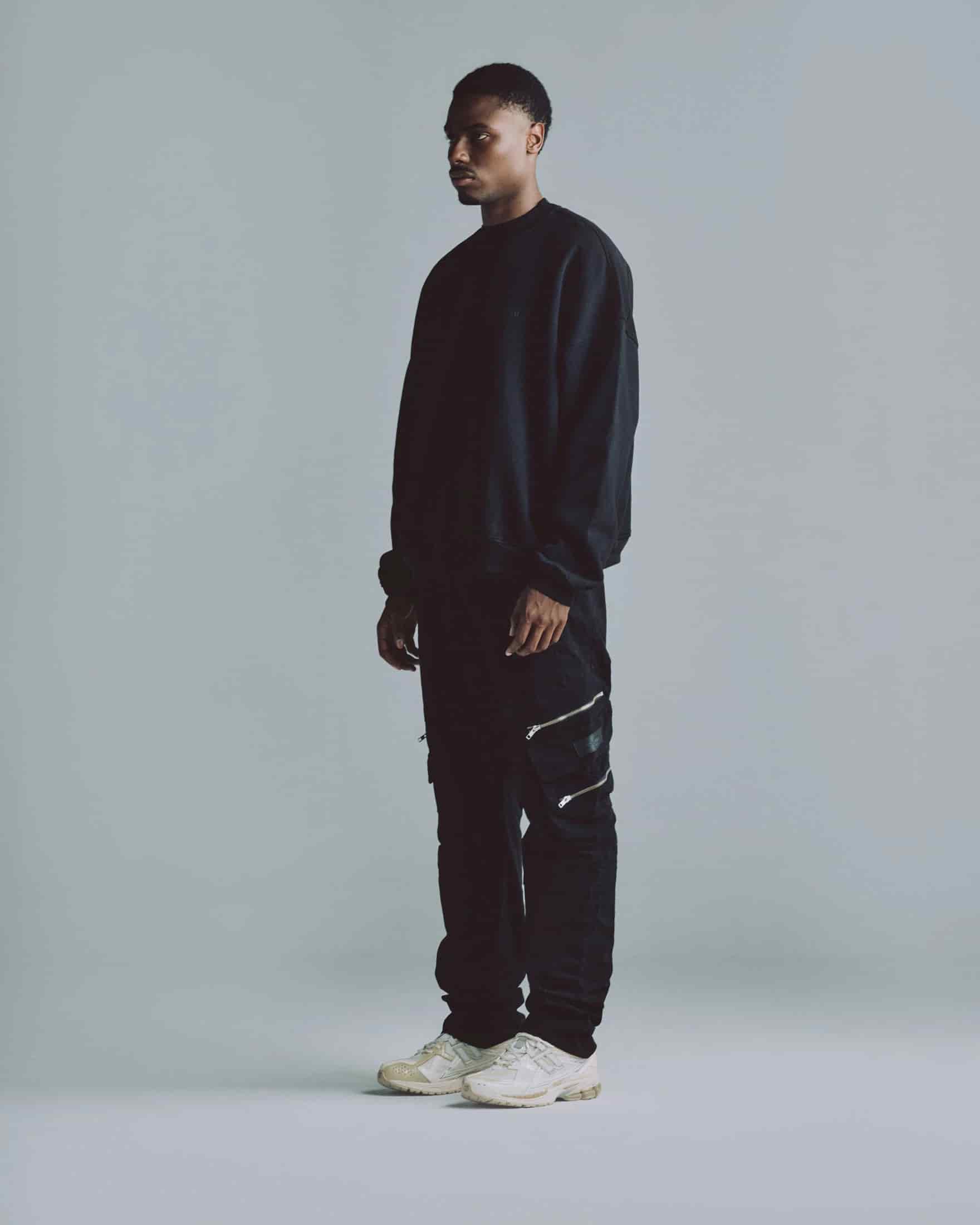 Line Logo Crewneck Black - miniatura 5