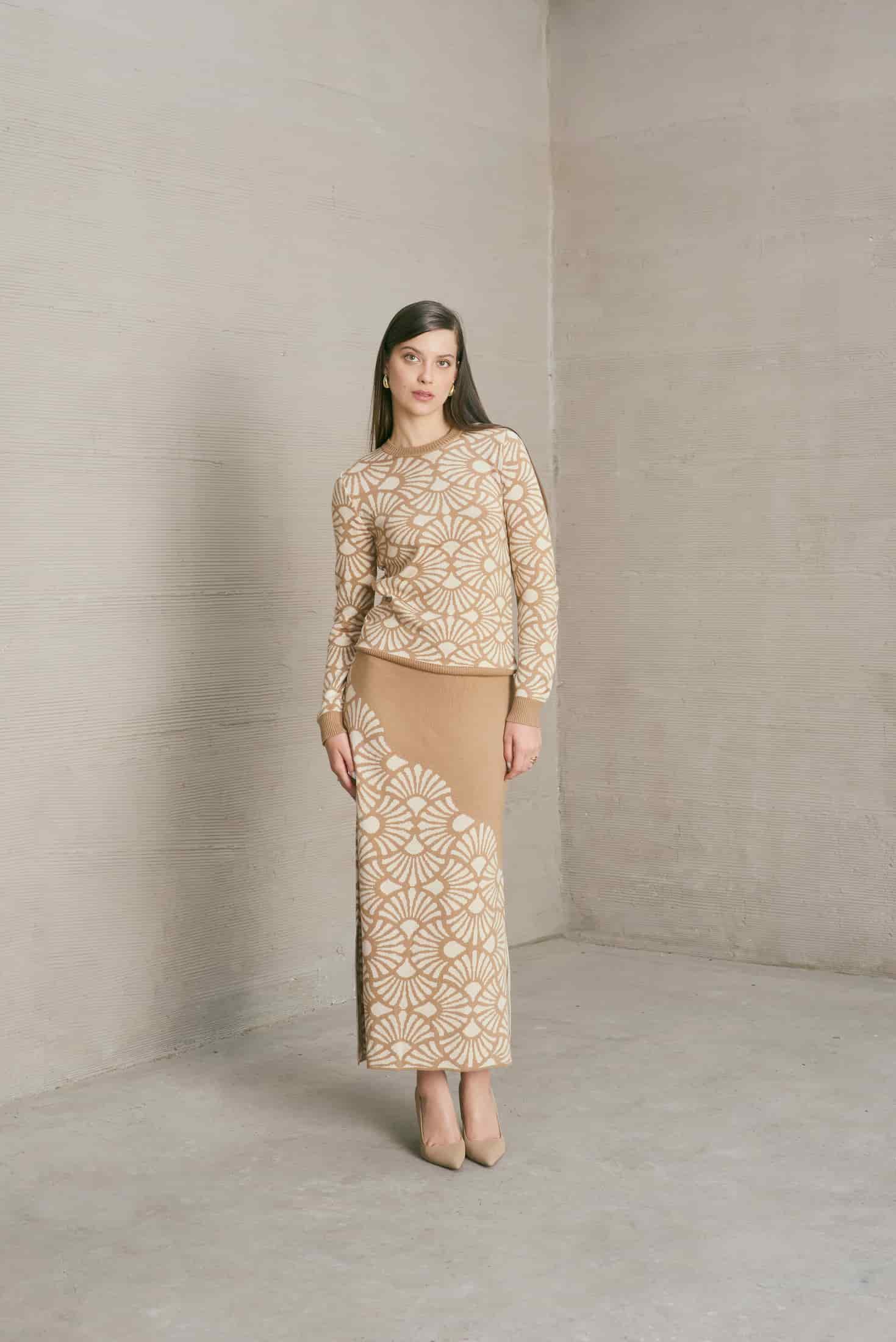 Falda Venus Camel-Beige - miniatura 2