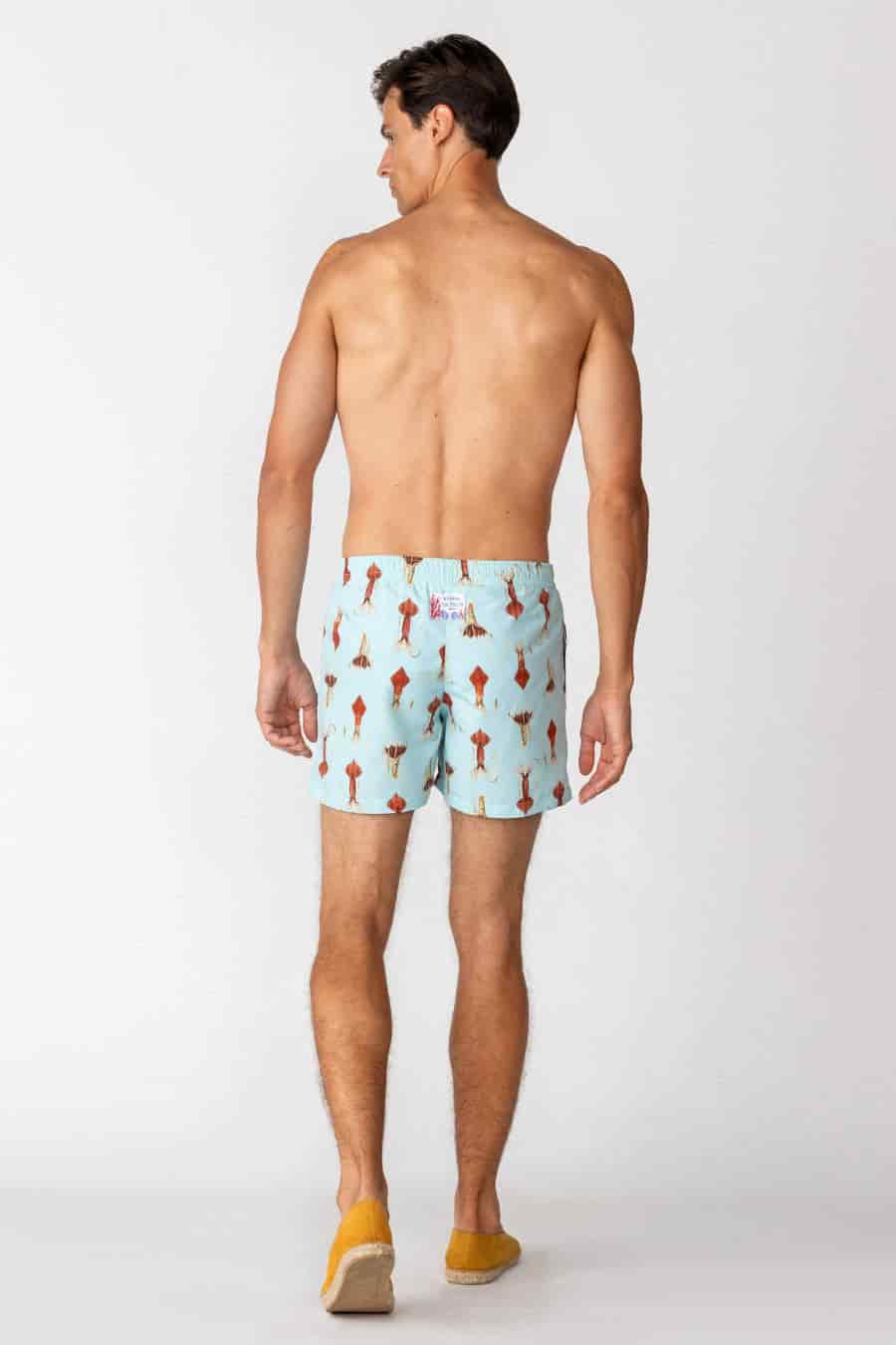 Men's swim trunk white egret - miniatura 14