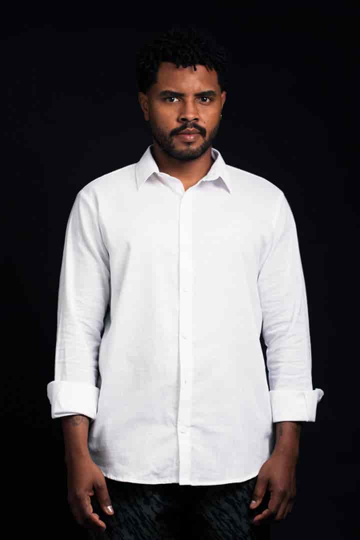 Camisa lino blanca - miniatura 2