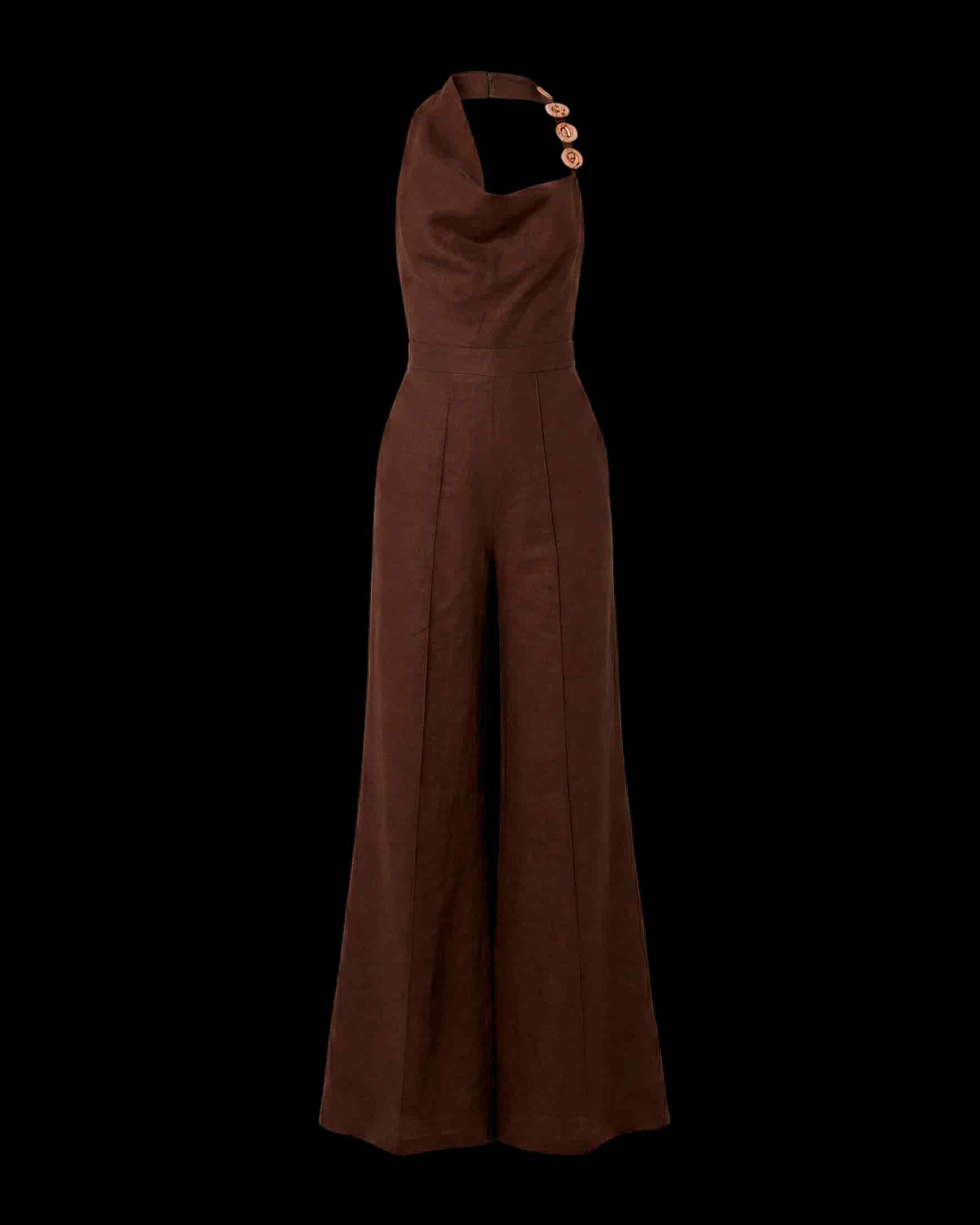 ZANE JUMPSUIT UMBER BROWN - miniatura 1