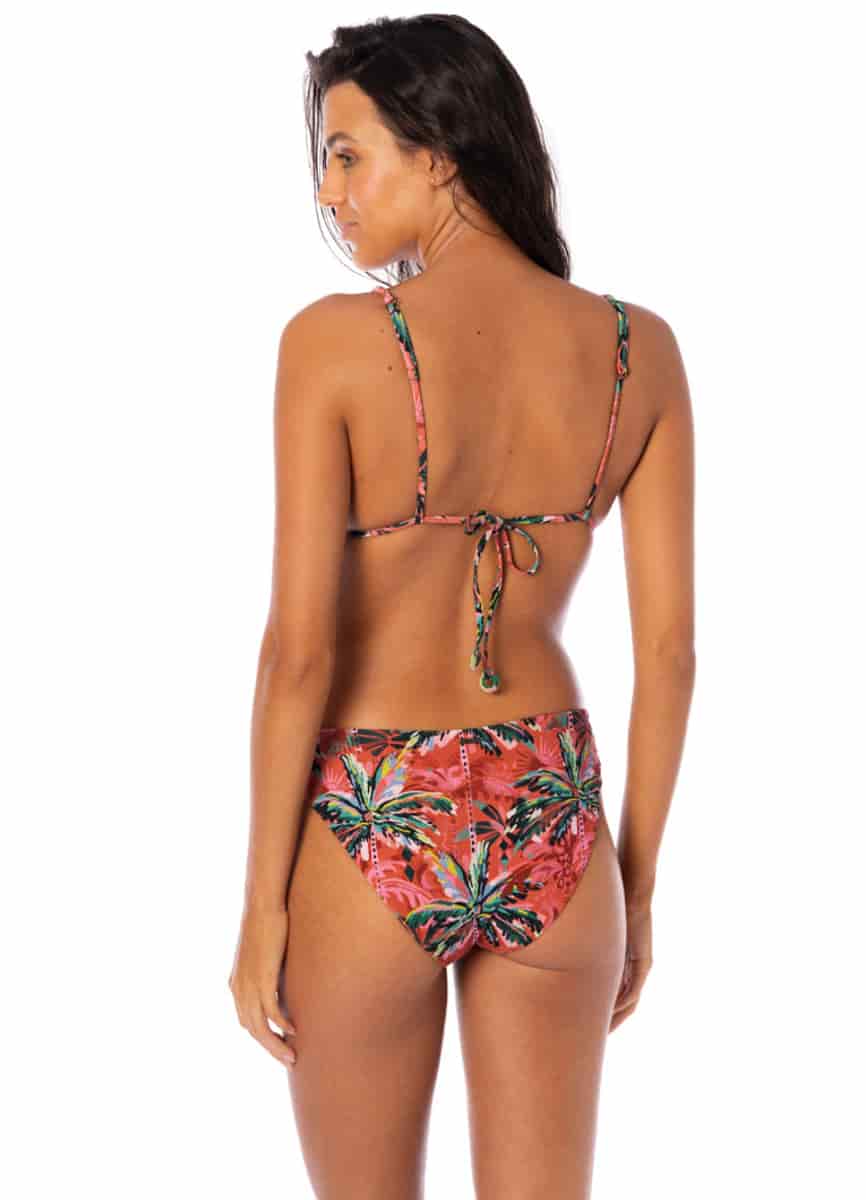 Maaji Flame Palms Sublimity Regular Rise Classic Bikini Bottom - miniatura 1