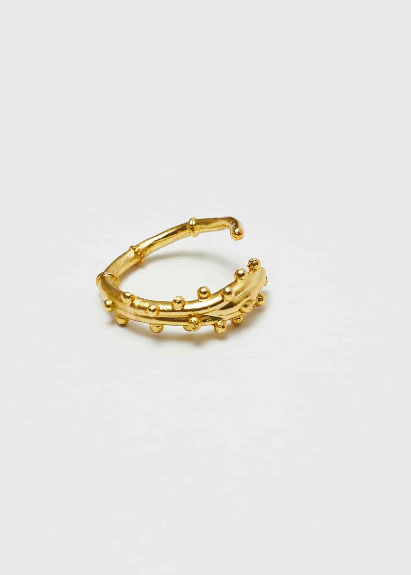 Anillo Earcuff Estambre Dorado - miniatura 3
