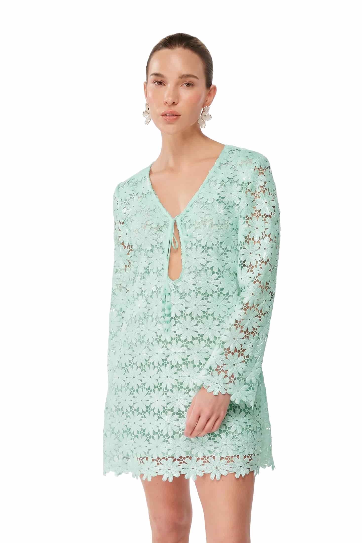 SERAPHINE MINI DRESS SAGE - miniatura 2