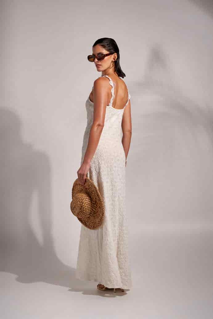 MAEA MAXI DRESS WHITE - miniatura 3