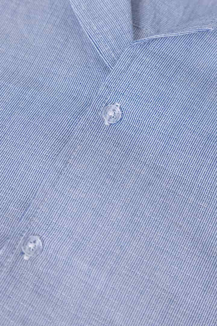 Camisa mini rayas azules - miniatura 4