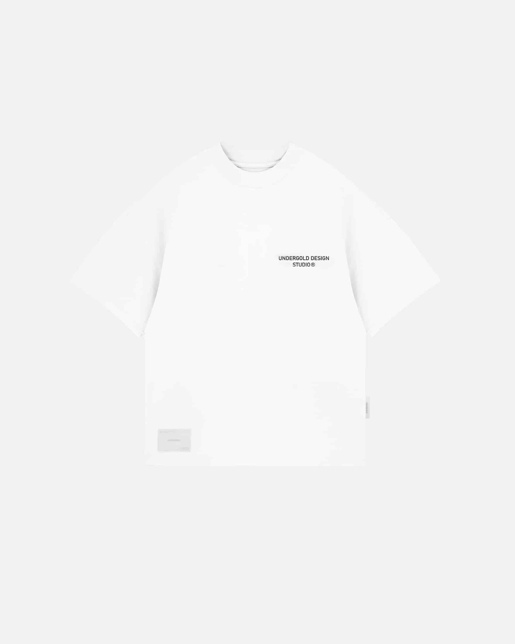 Basics Undergold Design Studio Boxy T-shirt White - miniatura 3