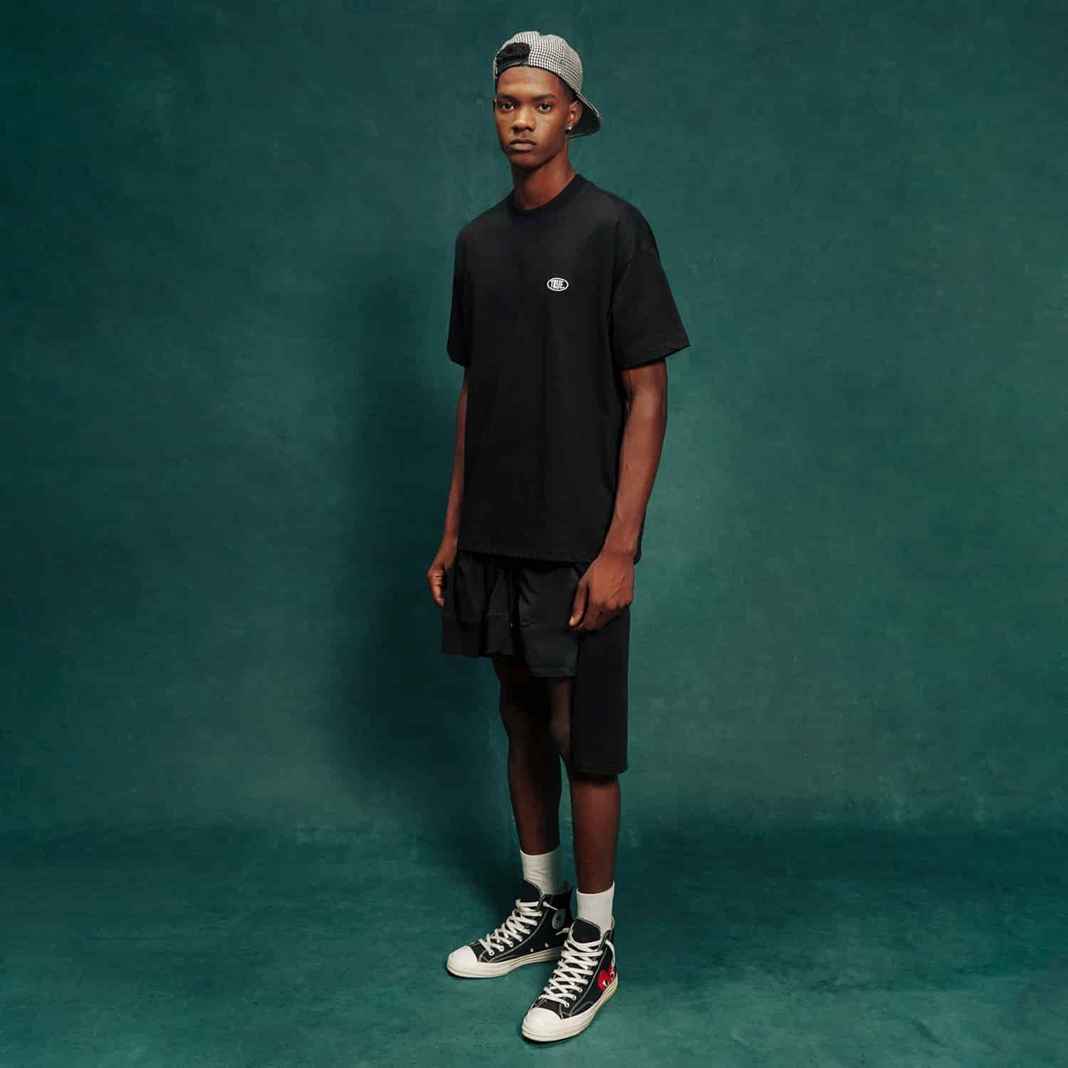 True Uniform Oversized T-Shirt - Black - miniatura 4