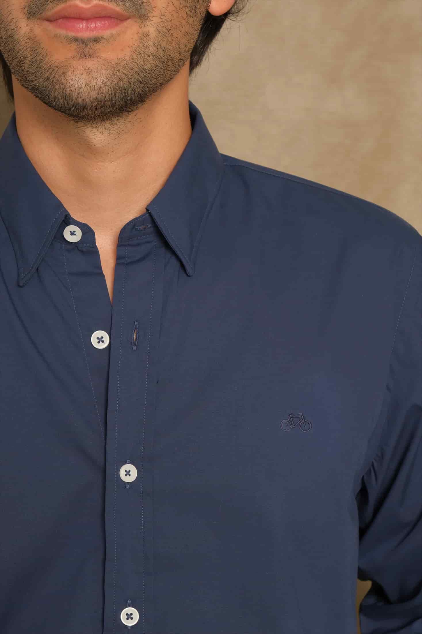 CAMISA NON IRON NAVY - miniatura 2