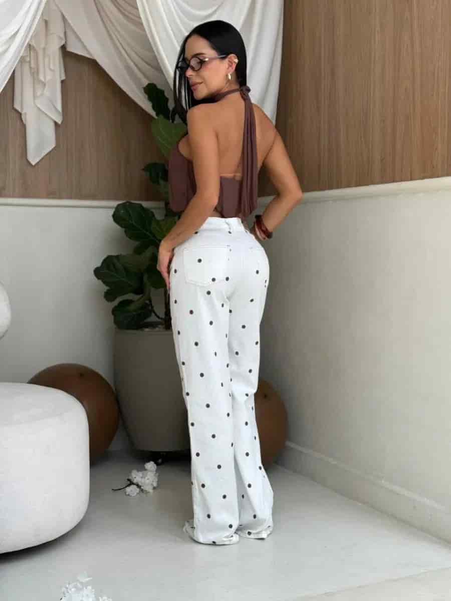 Jeans lunares (mocca) - miniatura 2