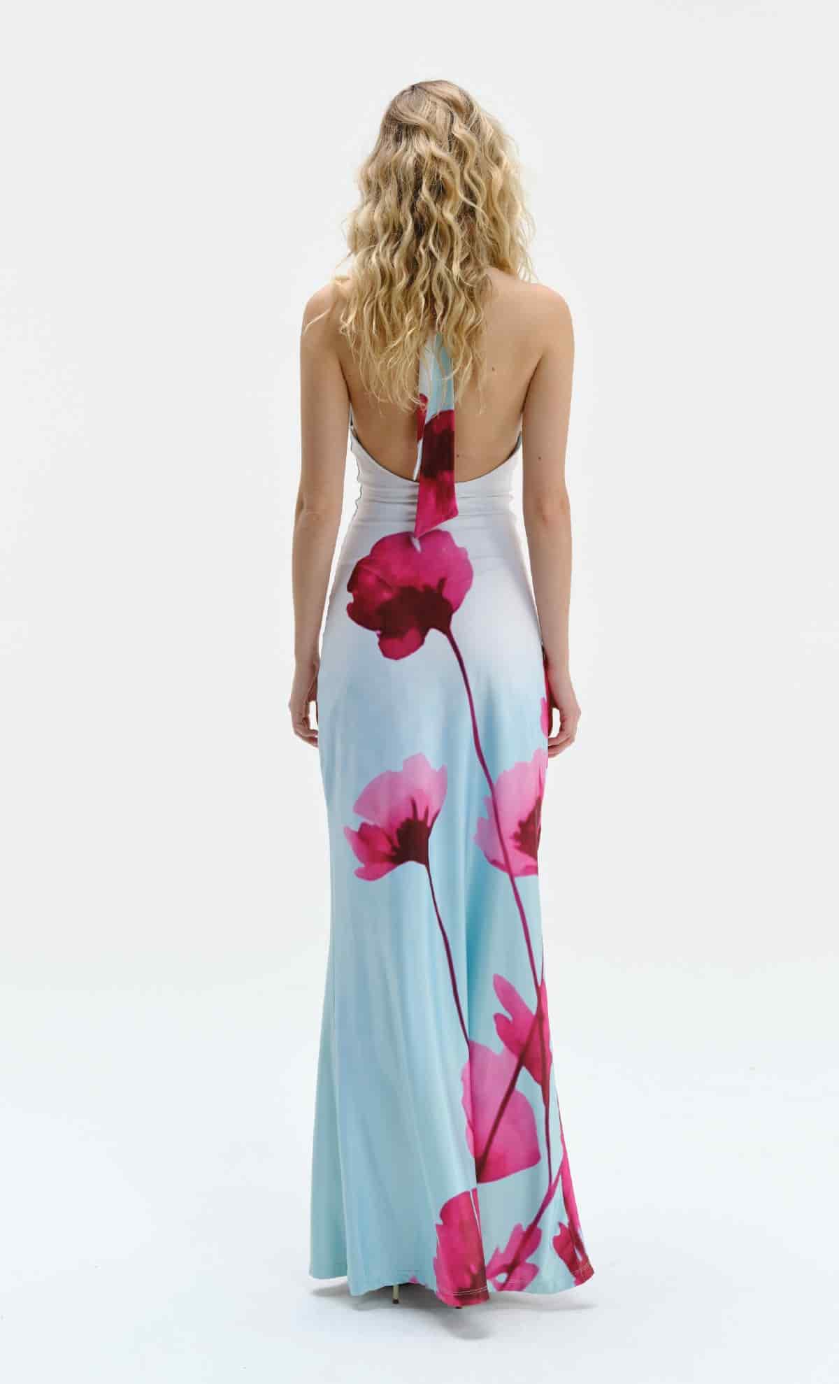 Vestido largo Moonflower Gio - miniatura 5
