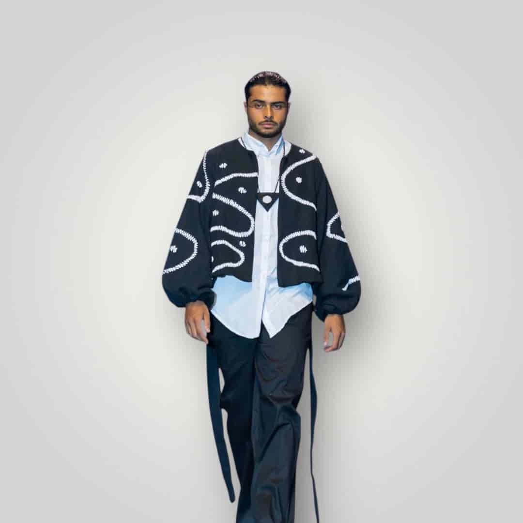 CHAQUETA ASIMETRICA - miniatura 2