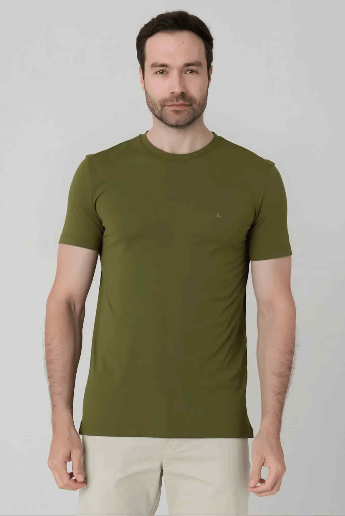 Camiseta cuello redondo para hombre Jon Sonen 020424008 - miniatura 8