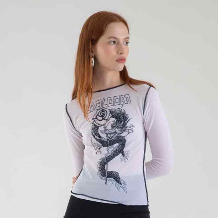 DRAGON WHITE MESH - miniatura 9