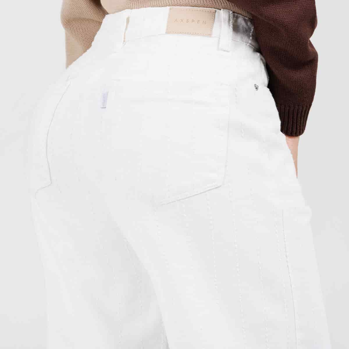 Jean Wide Leg Marfil ax-3150 Rigido Premium - miniatura 5