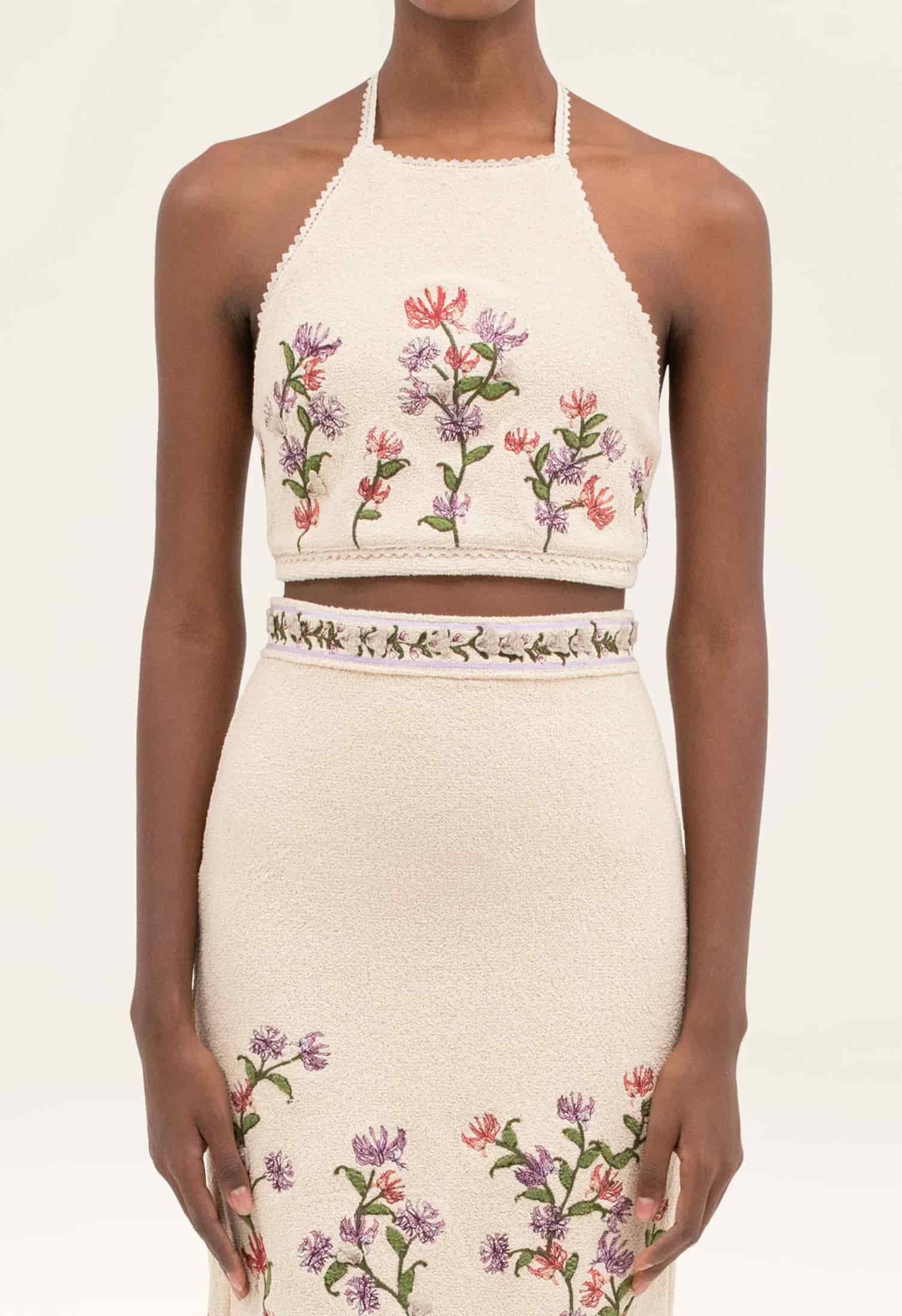 Carlota Honeysuckle Cropped Top - miniatura 12