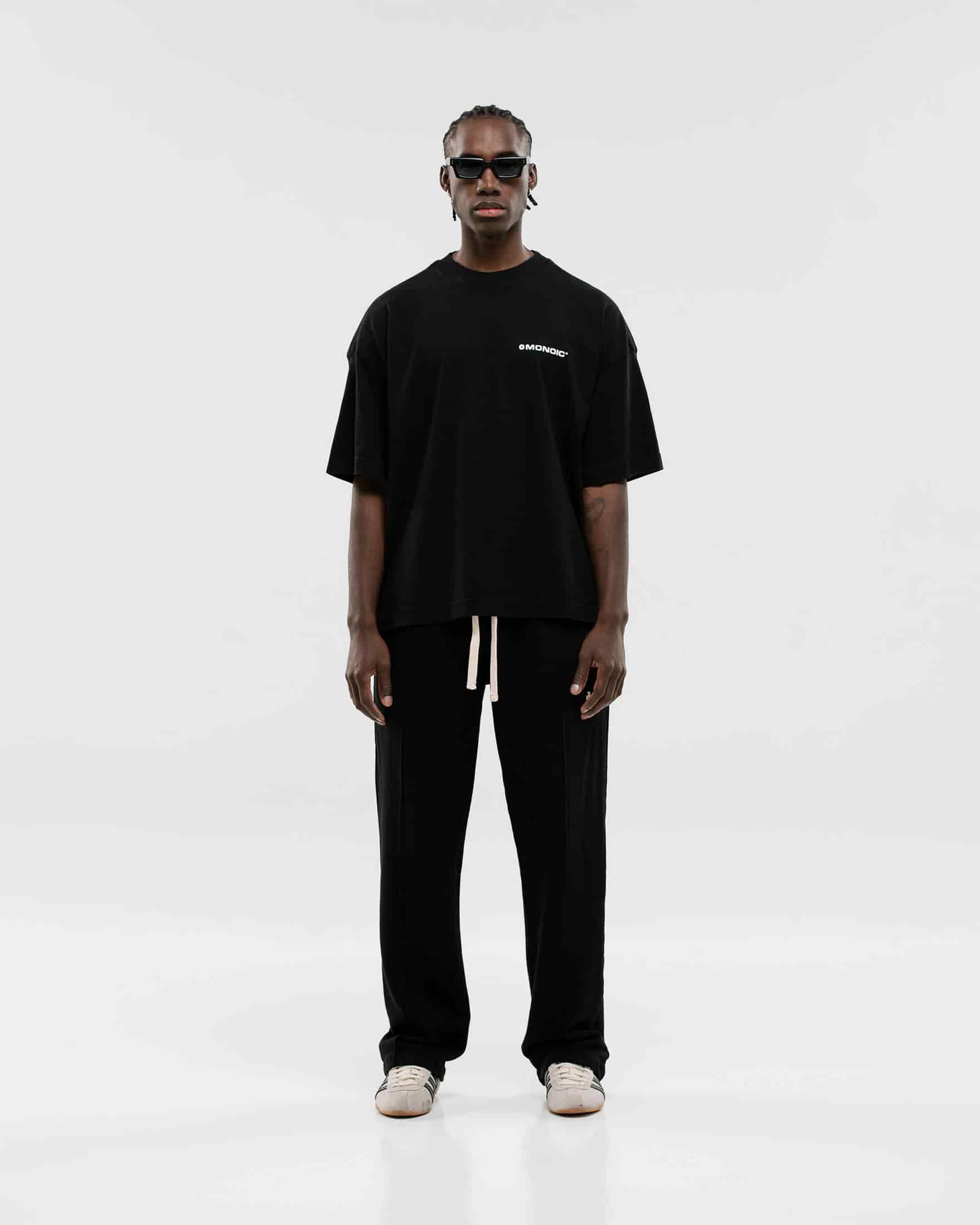 Camiseta Boxy Fit Básica V2 - Negro Oscuro - miniatura 6