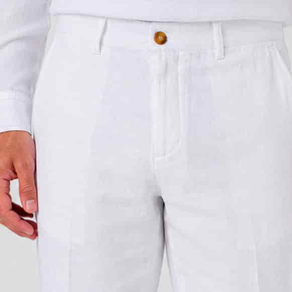 PANTALON 100% LINO HOMBRE - miniatura 9