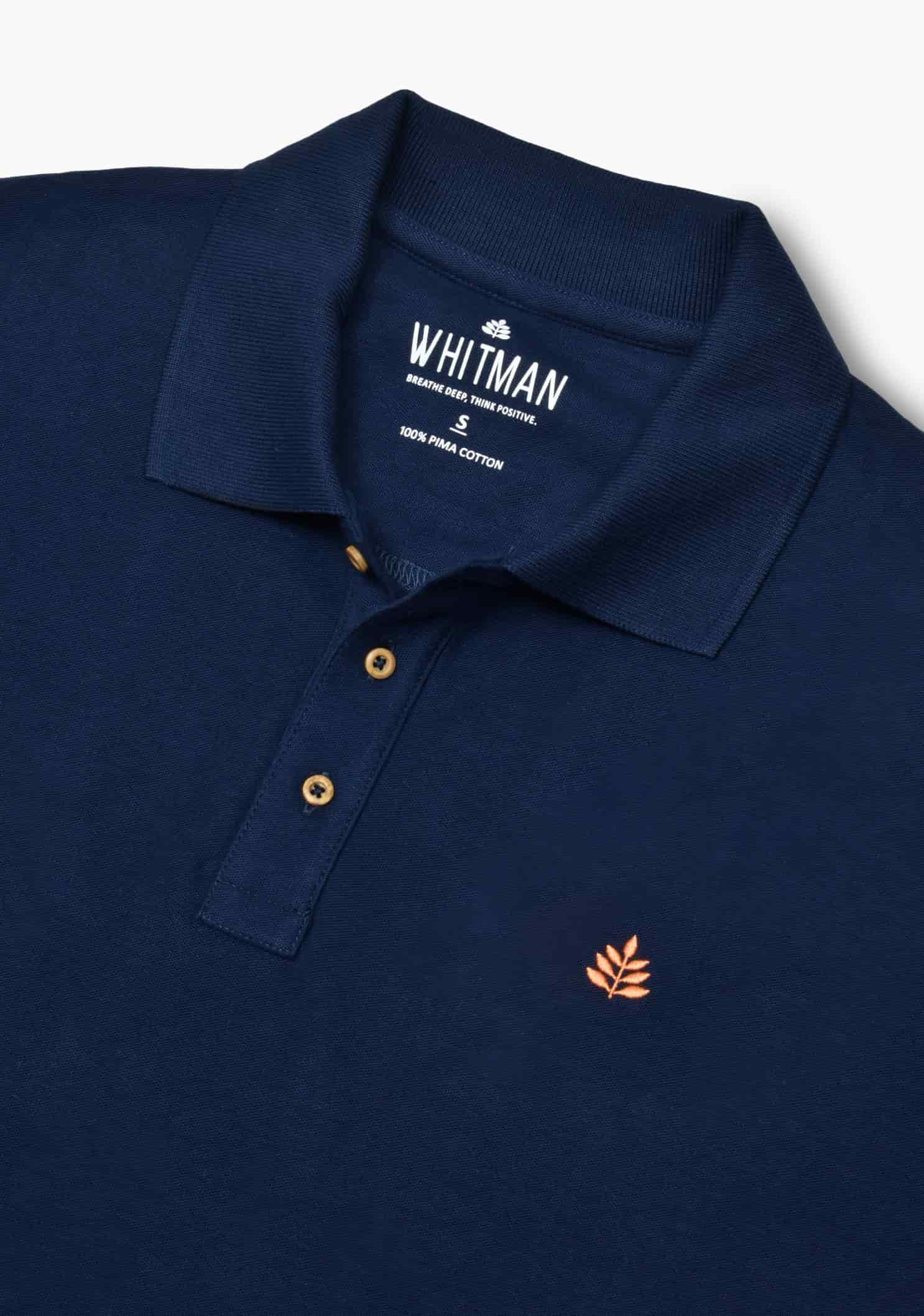 Camiseta Tipo Polo Azul Osc. L-Nar - miniatura 3