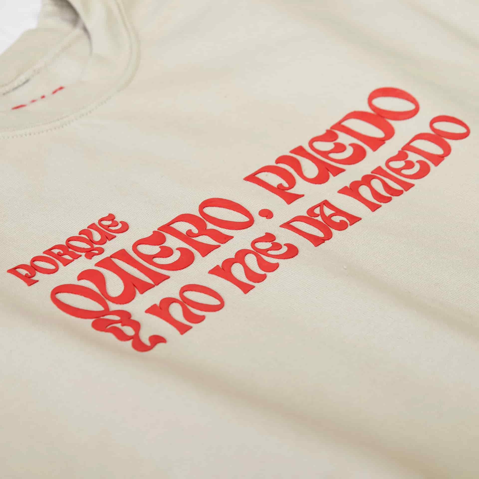 QUIERO PUEDO Y NO ME DA MIEDO CREW NECK - miniatura 2