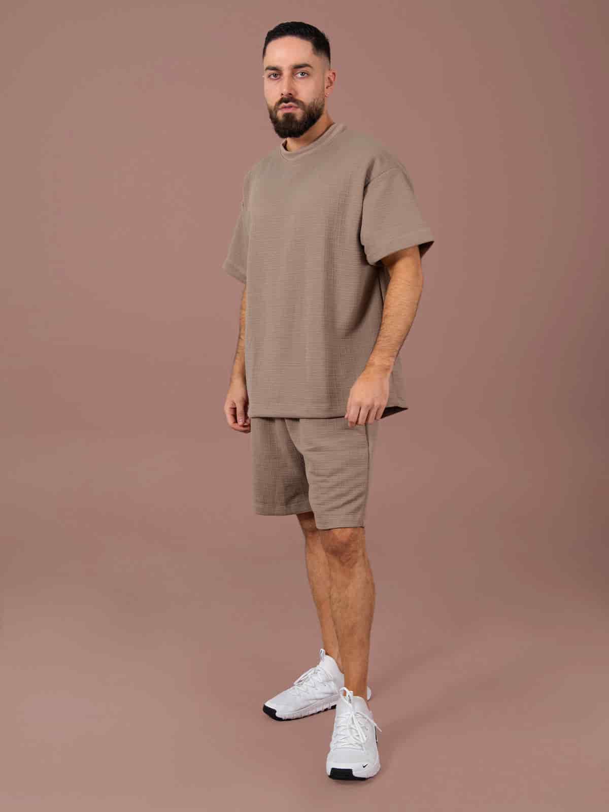set mucura hombre cafe claro - miniatura 1