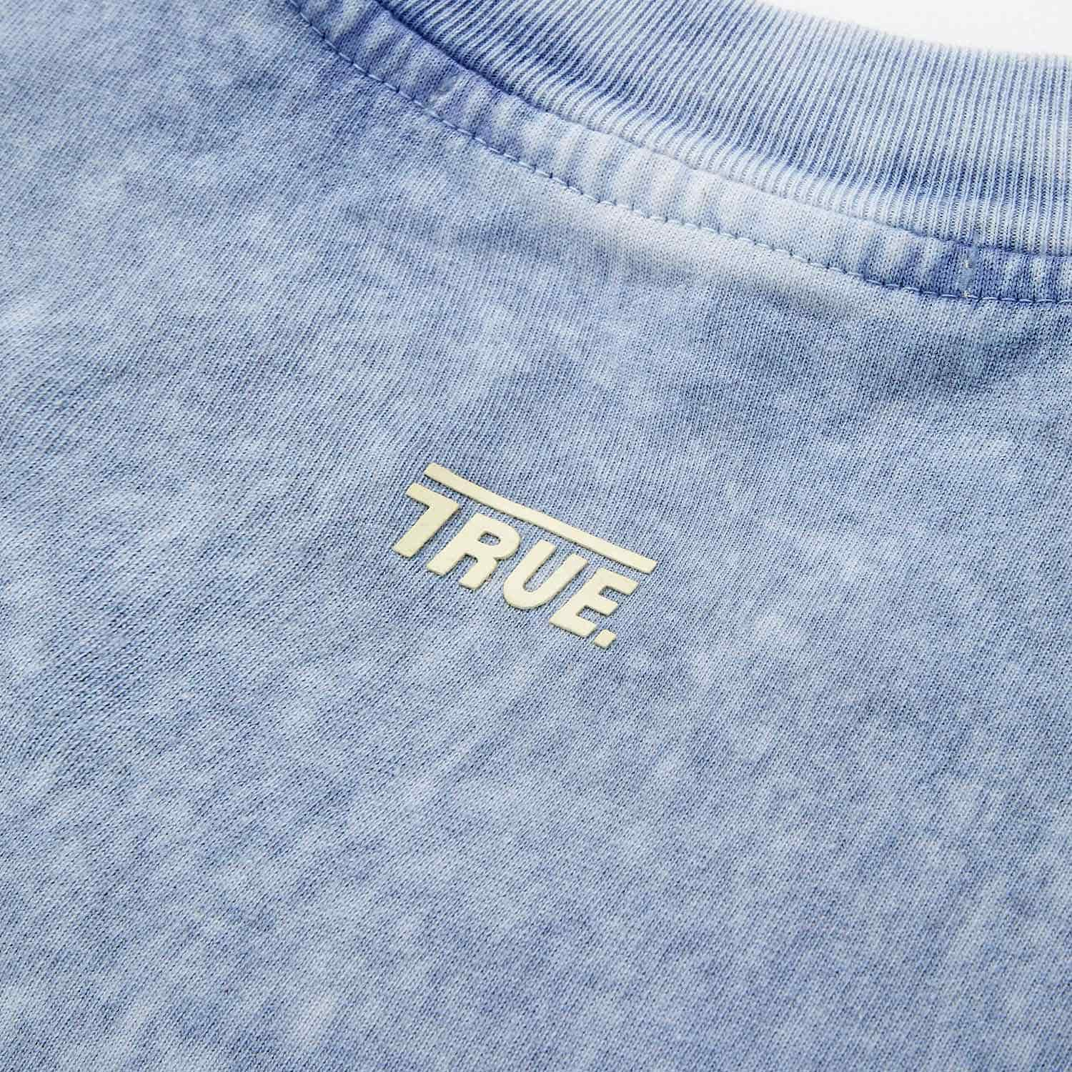Oversized Washed T- Shirt - Blue - miniatura 6