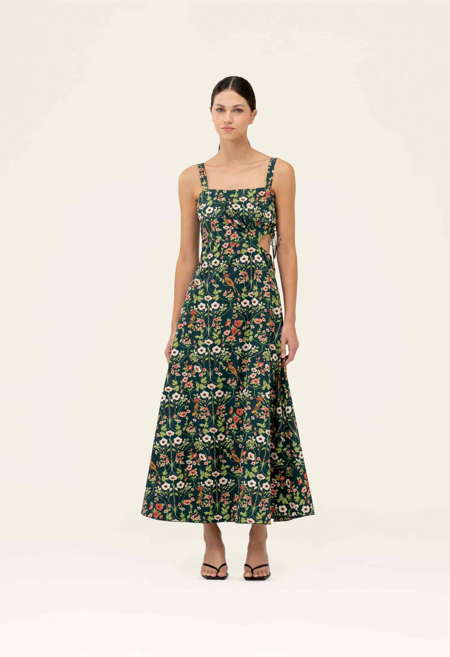 Verano Mosquetero Midi Dress - miniatura 1