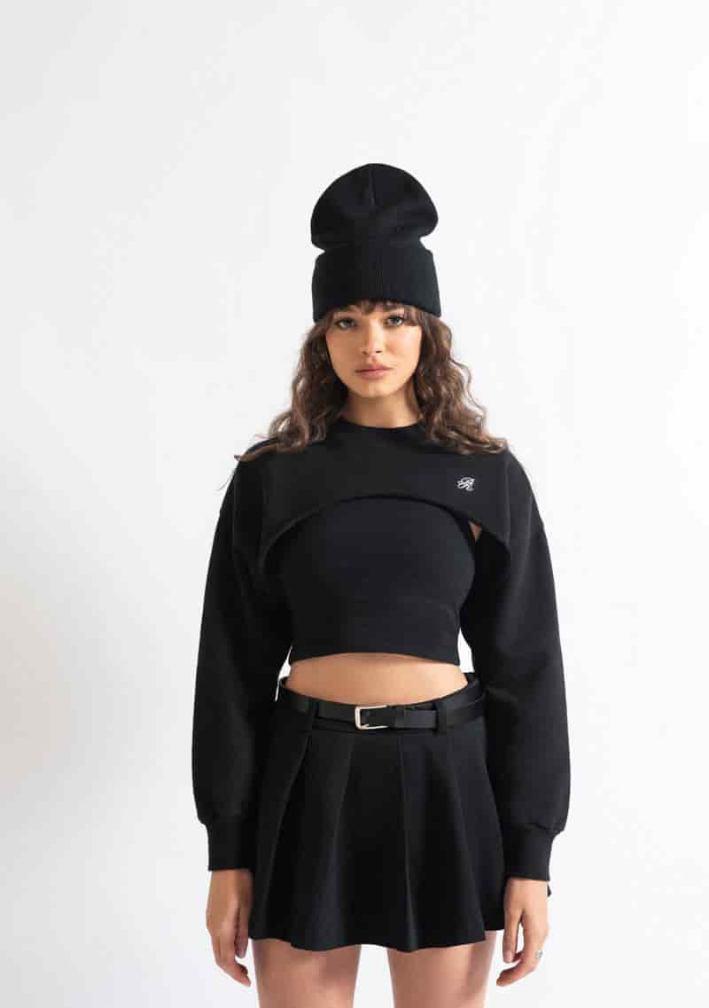 Monclair black crewneck - miniatura 2
