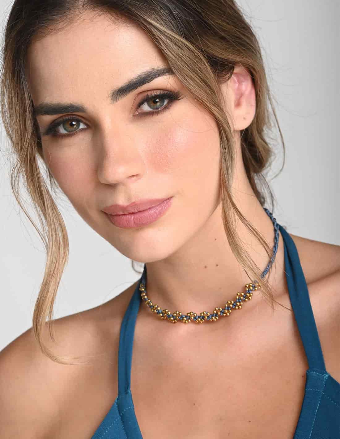 Choker Nayara Oil Blue - miniatura 1