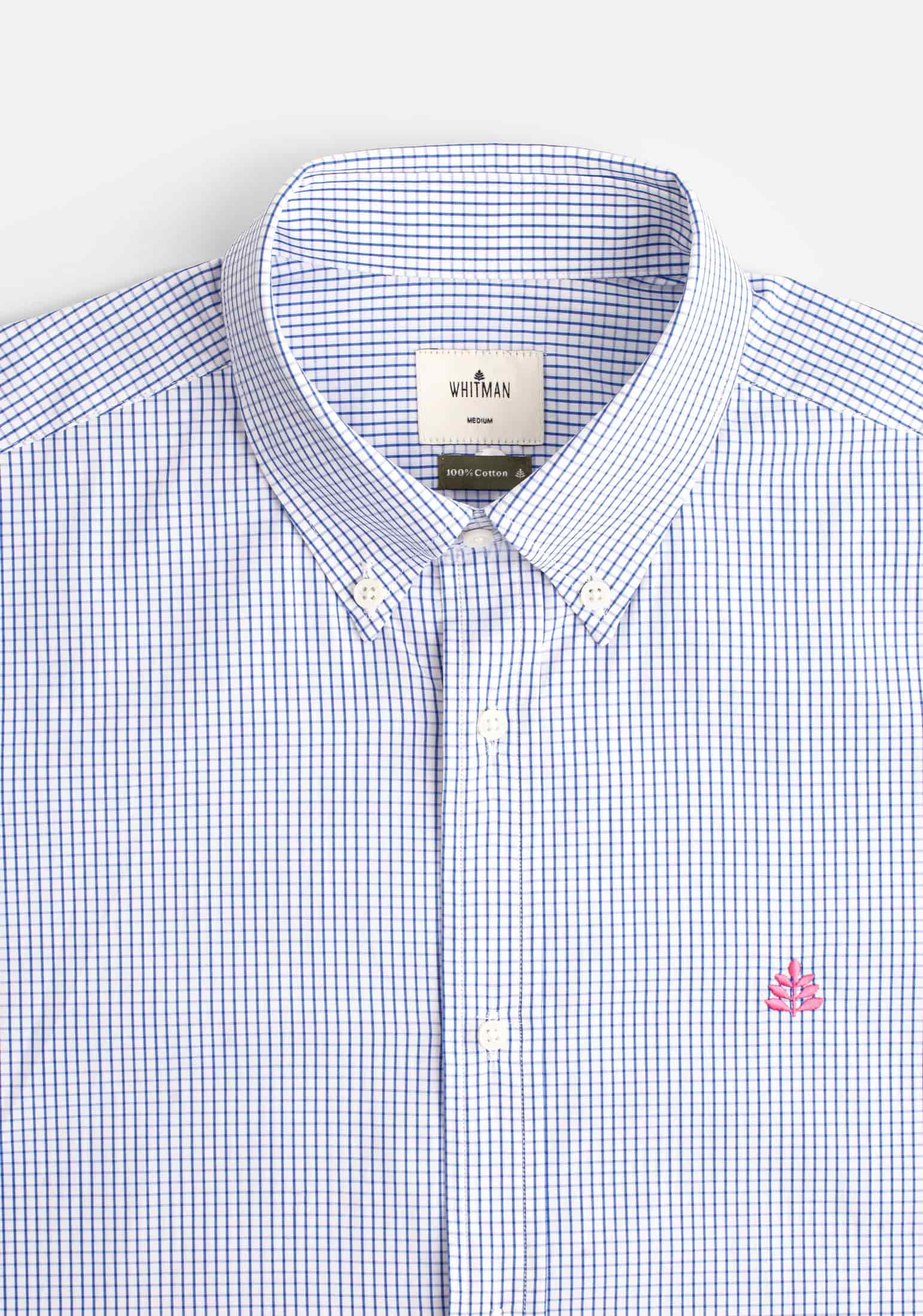 Camisa H CBD Cuadros L-Fuc Azul Med - miniatura 2