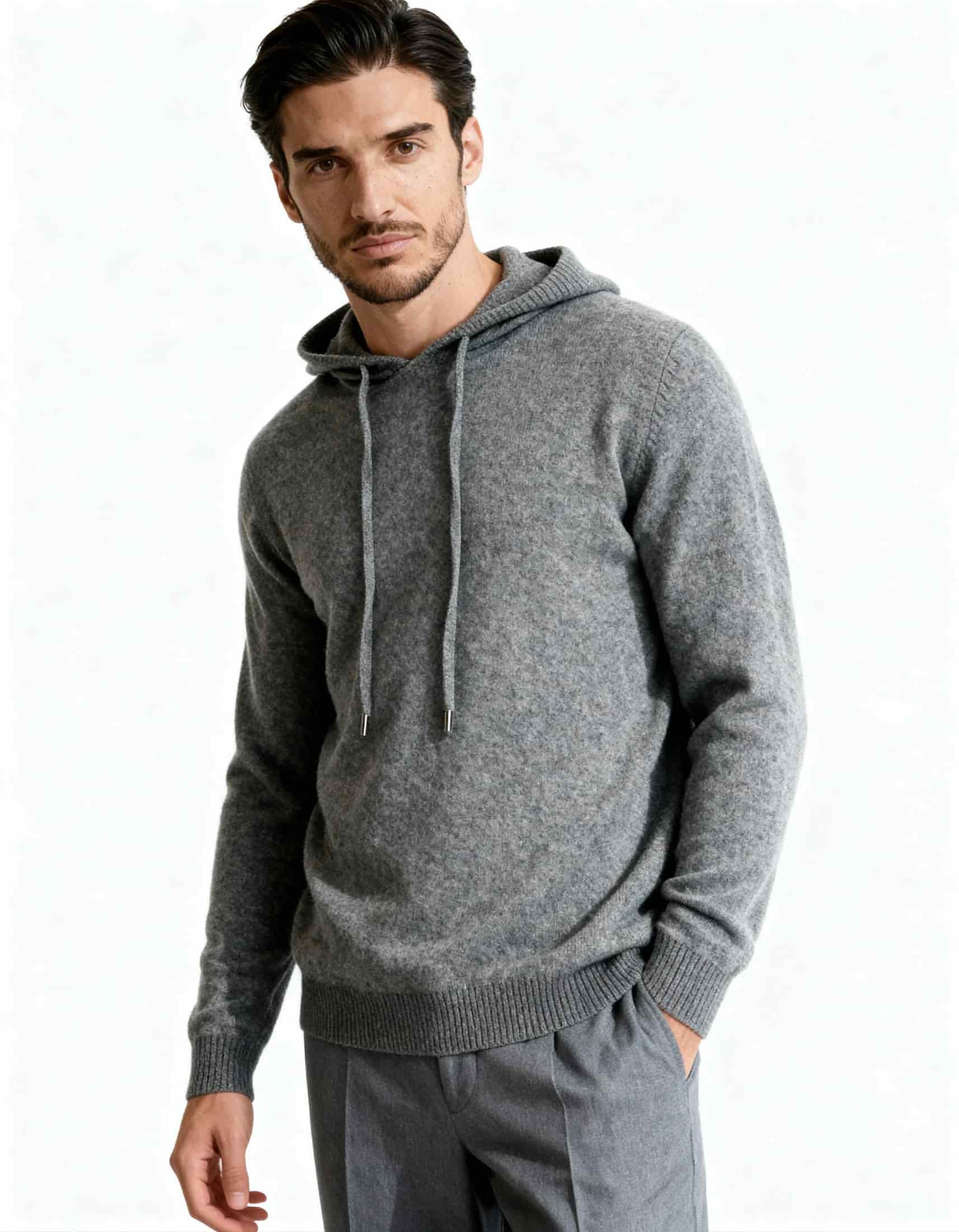 100% Cashmere Hoodie - miniatura 13