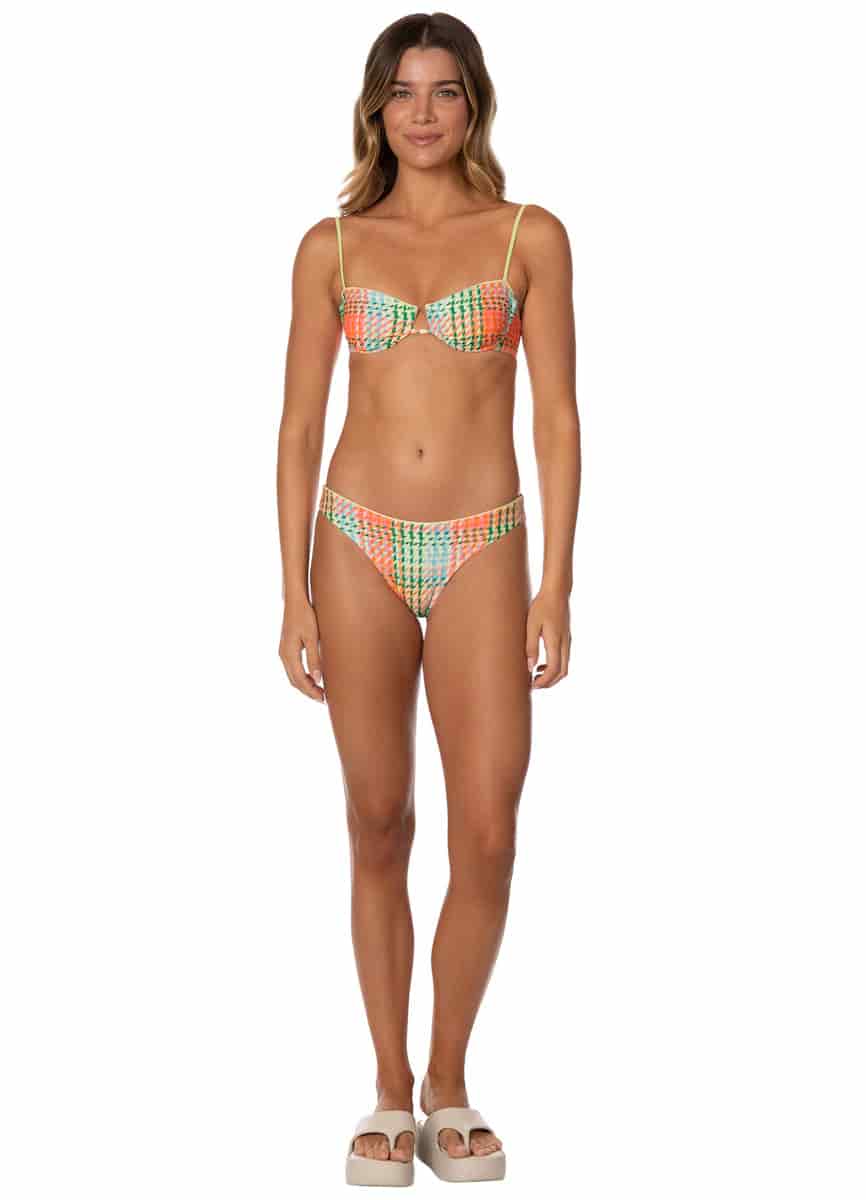 Maaji Dreamy Grid Amatista Unmolded Underwire Bikini Top - miniatura 4