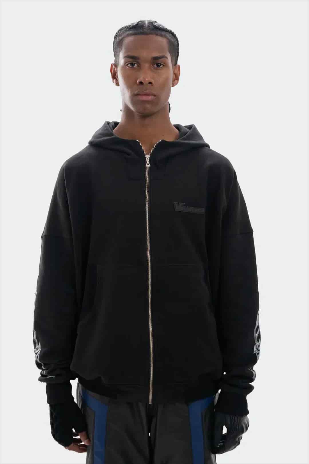 VENENO BUZO ZIP UP GRUNGE BONES - miniatura 1
