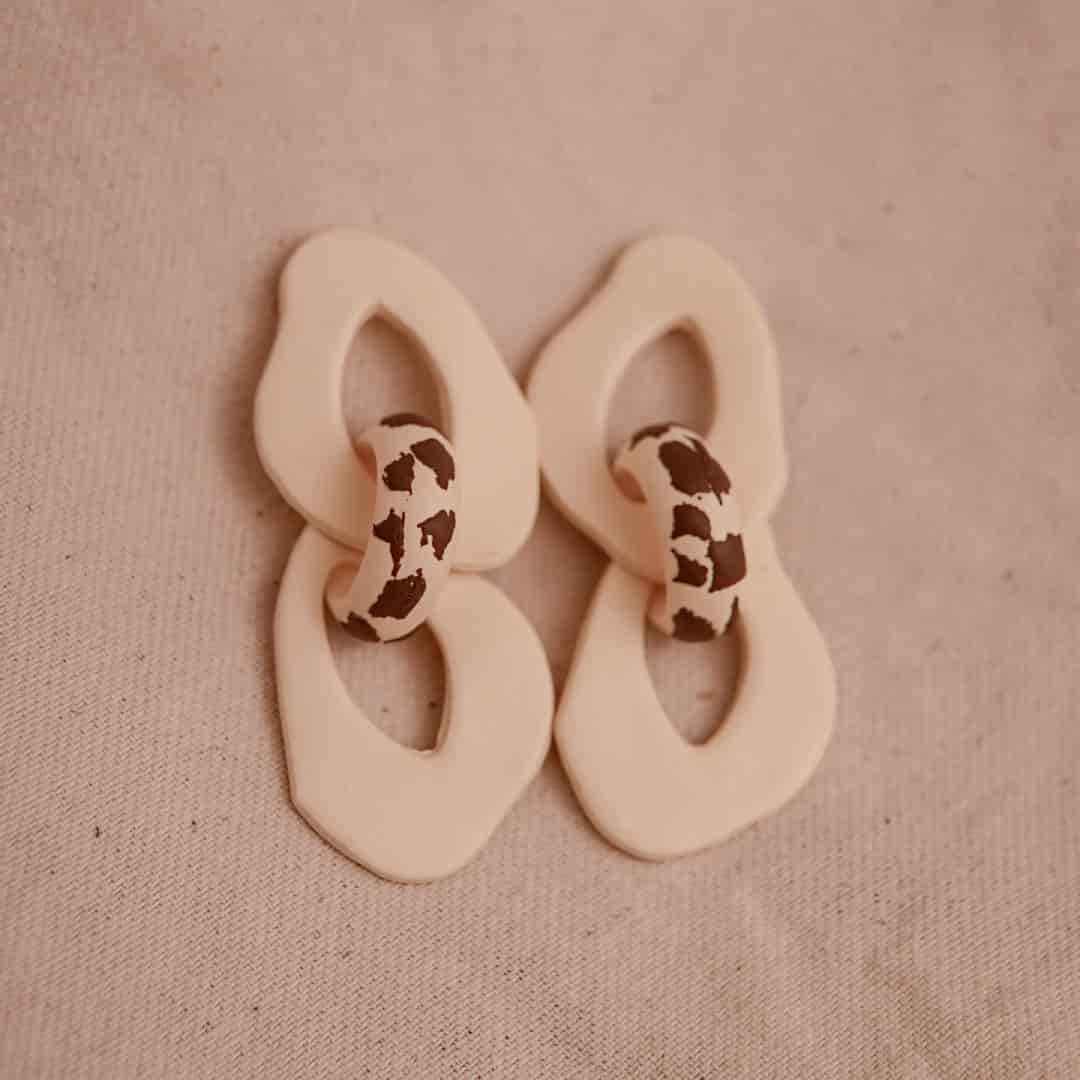 Aretes Iris Cow Print - miniatura 2