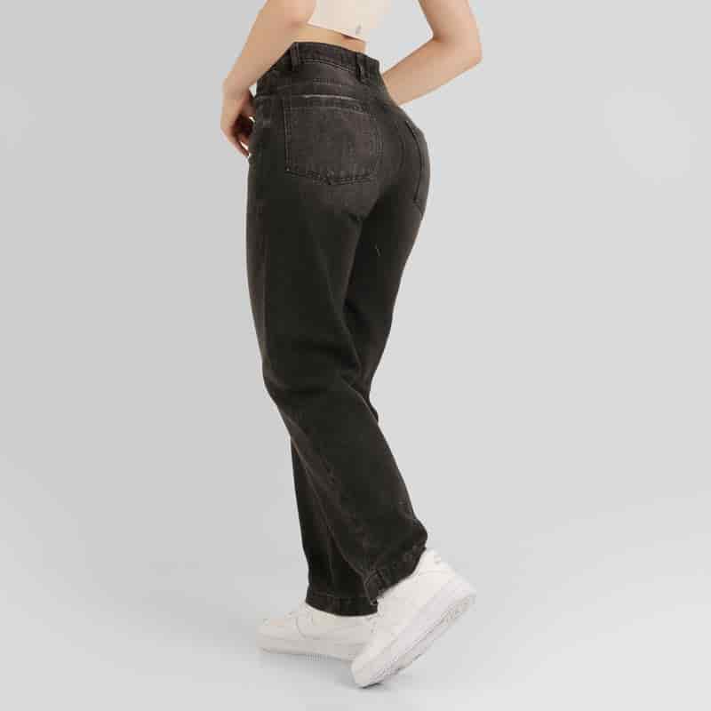 Jeans dama Mom Fit AX-2609 Gris - miniatura 2