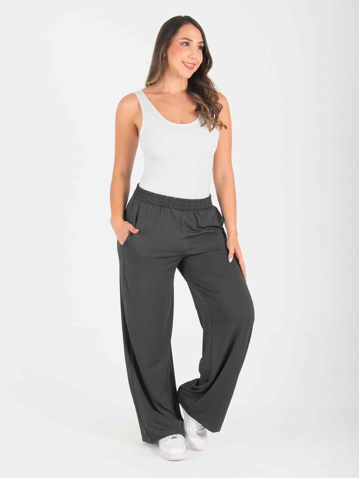 Sahay pantalon gris oscuro - miniatura 2