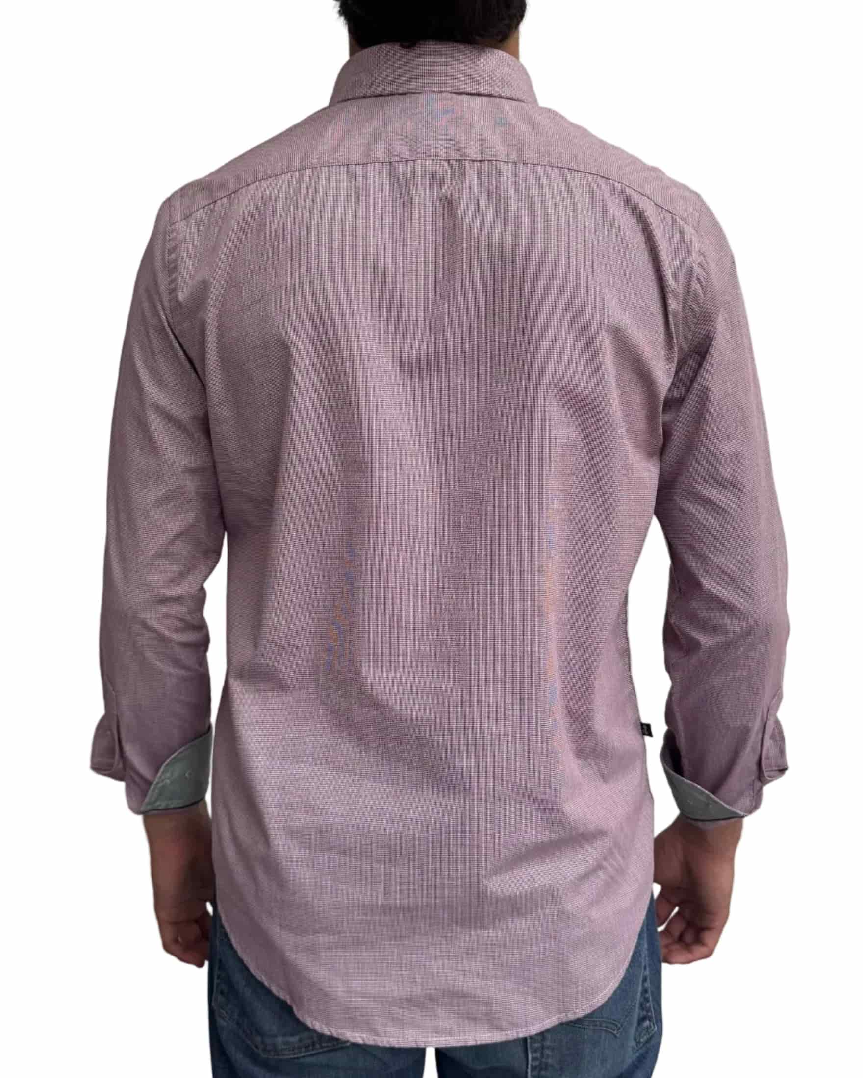 Camisa Punteado Vino - miniatura 5