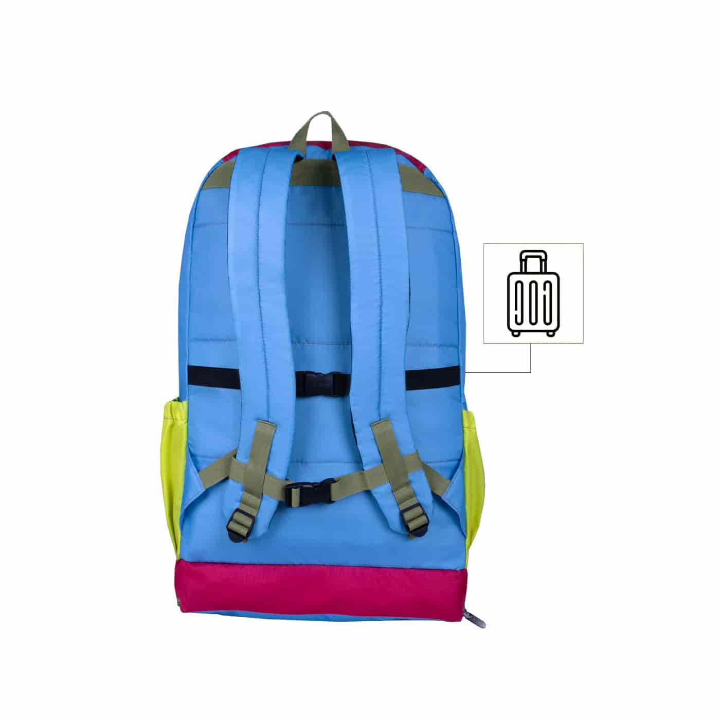 Morral Aventura ULTRA Plegable Estampado Neon Citybags Multicolor - miniatura 4