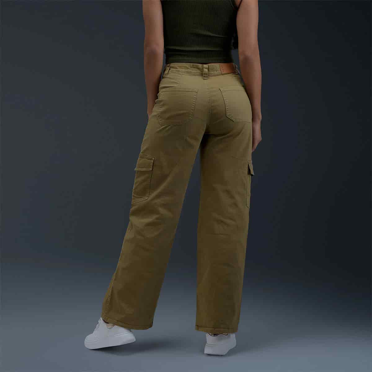 Jeans Beige Mujer - miniatura 2