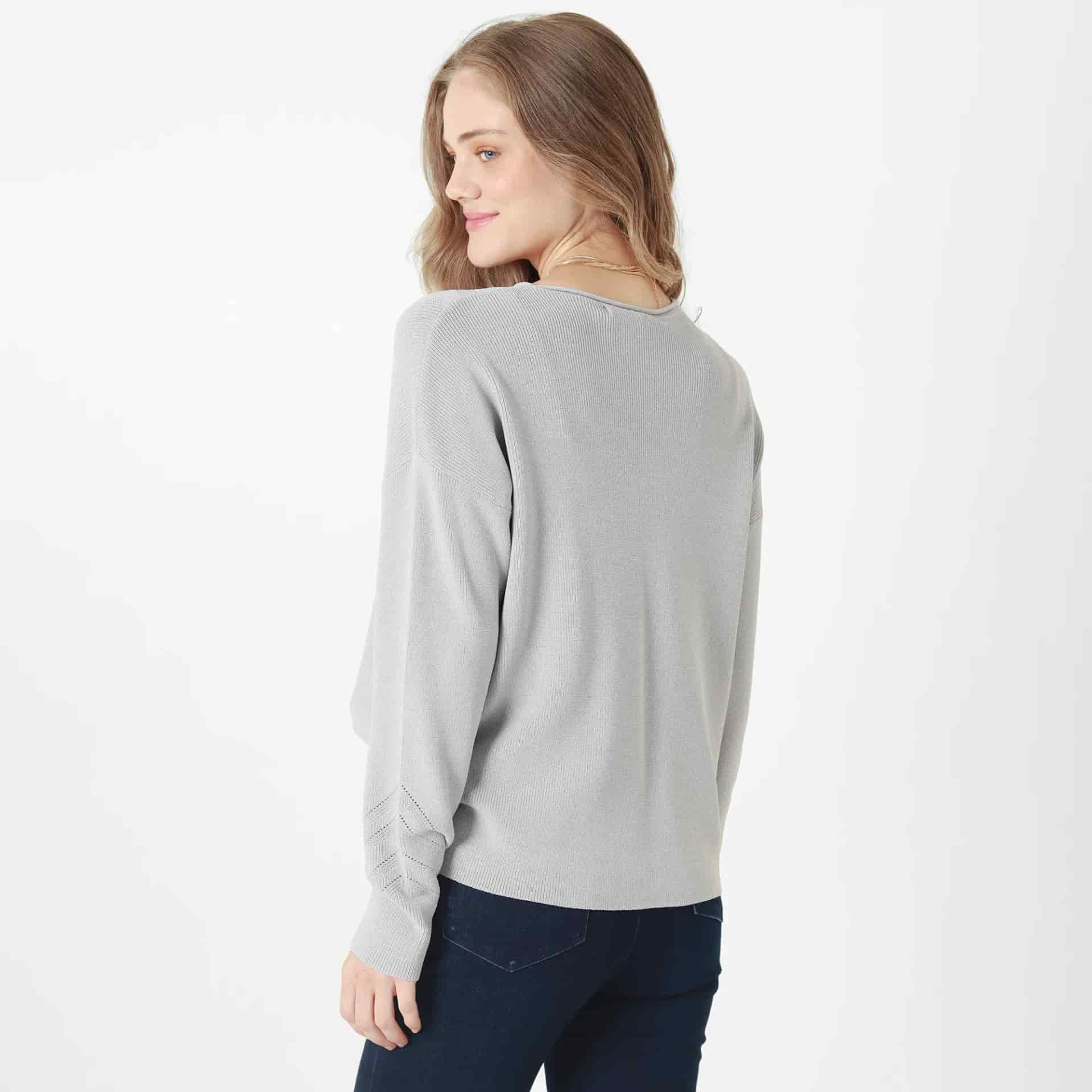 Sweater Cuello Redondo Manga Larga - miniatura 5